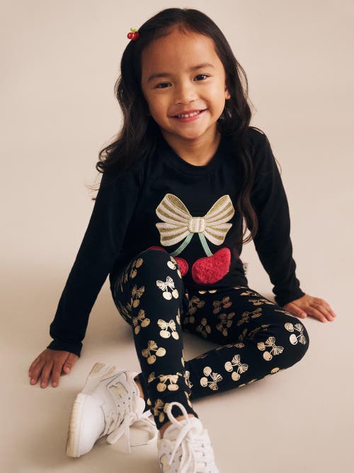 Huxbaby Special Legging Cherry Pie Gold In Black