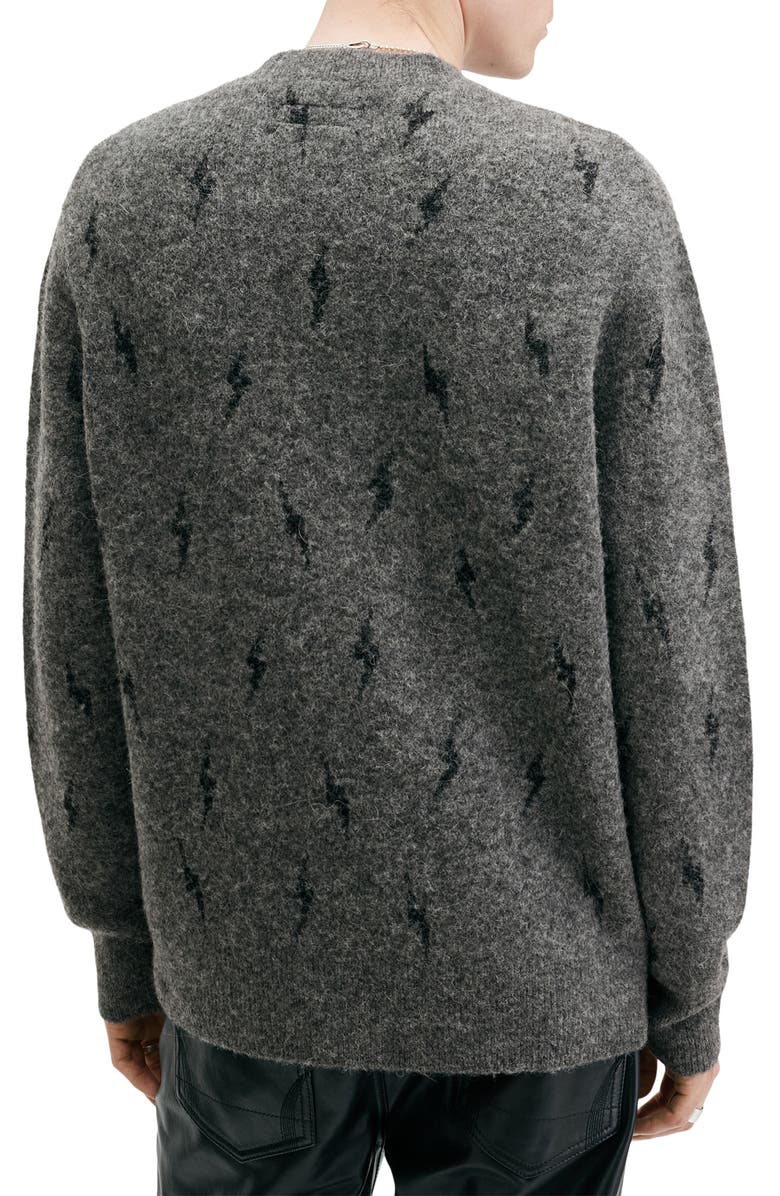 AllSaints Zap Crewneck Sweater, Alternate, color,