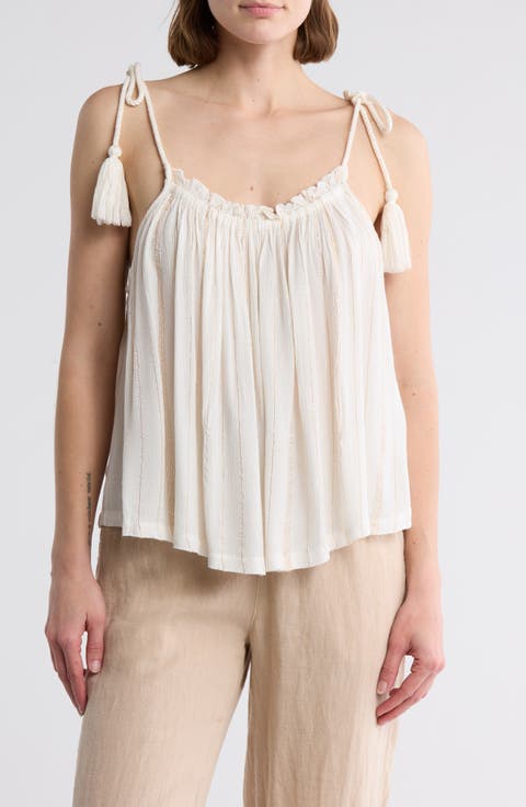 Stripe Cover-Up Tank Top