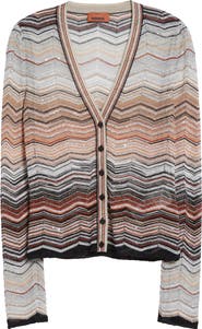 Missoni Zigzag Lamé Cardigan