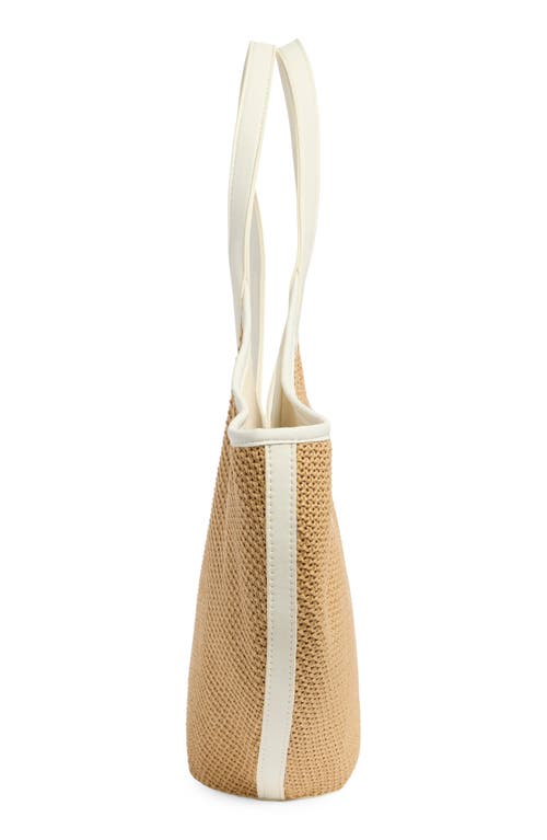 SAM EDELMAN SAM EDELMAN WAYLON WOVEN SHOPPER TOTE BAG 