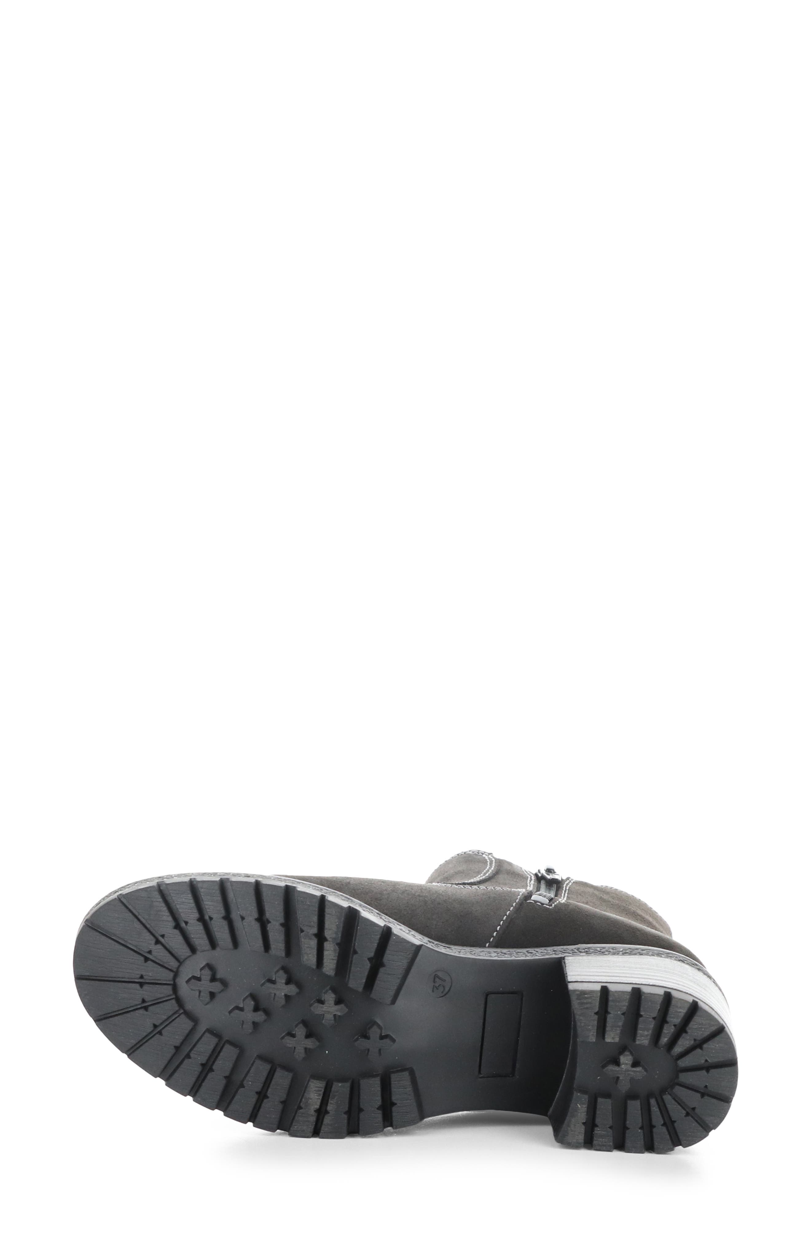 Bos. & Co. Mercy Waterproof Zip Bootie, Alternate, color, Grey Suede