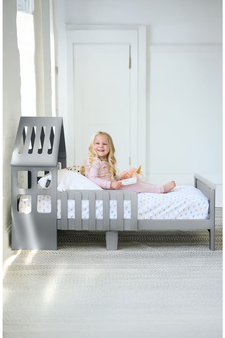 TrüBliss™ Lil' House Toddler Bed, Alternate, color, SILVER DROP