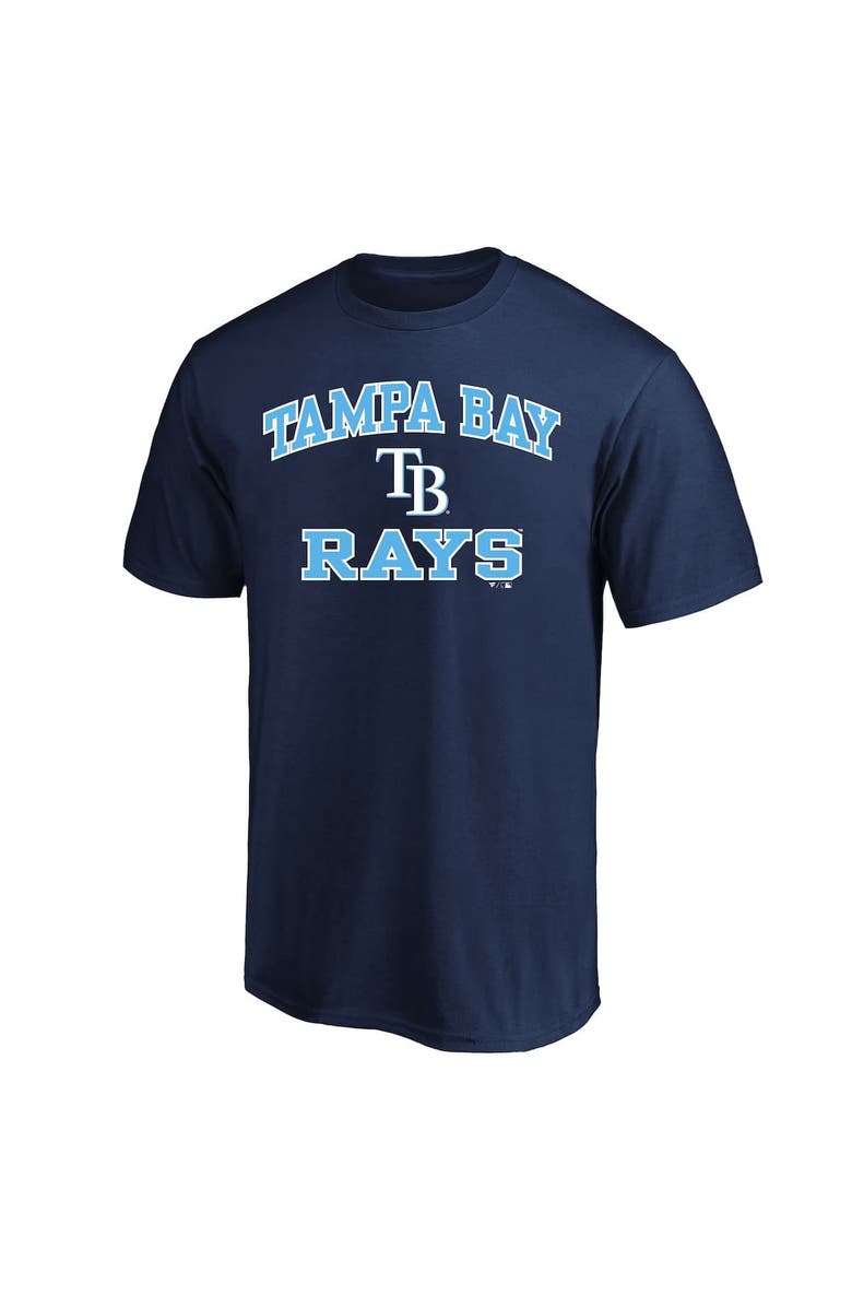 PROFILE Men's Profile Navy Tampa Bay Rays Big & Tall Heart & Soul T-Shirt, Main, color, Navy