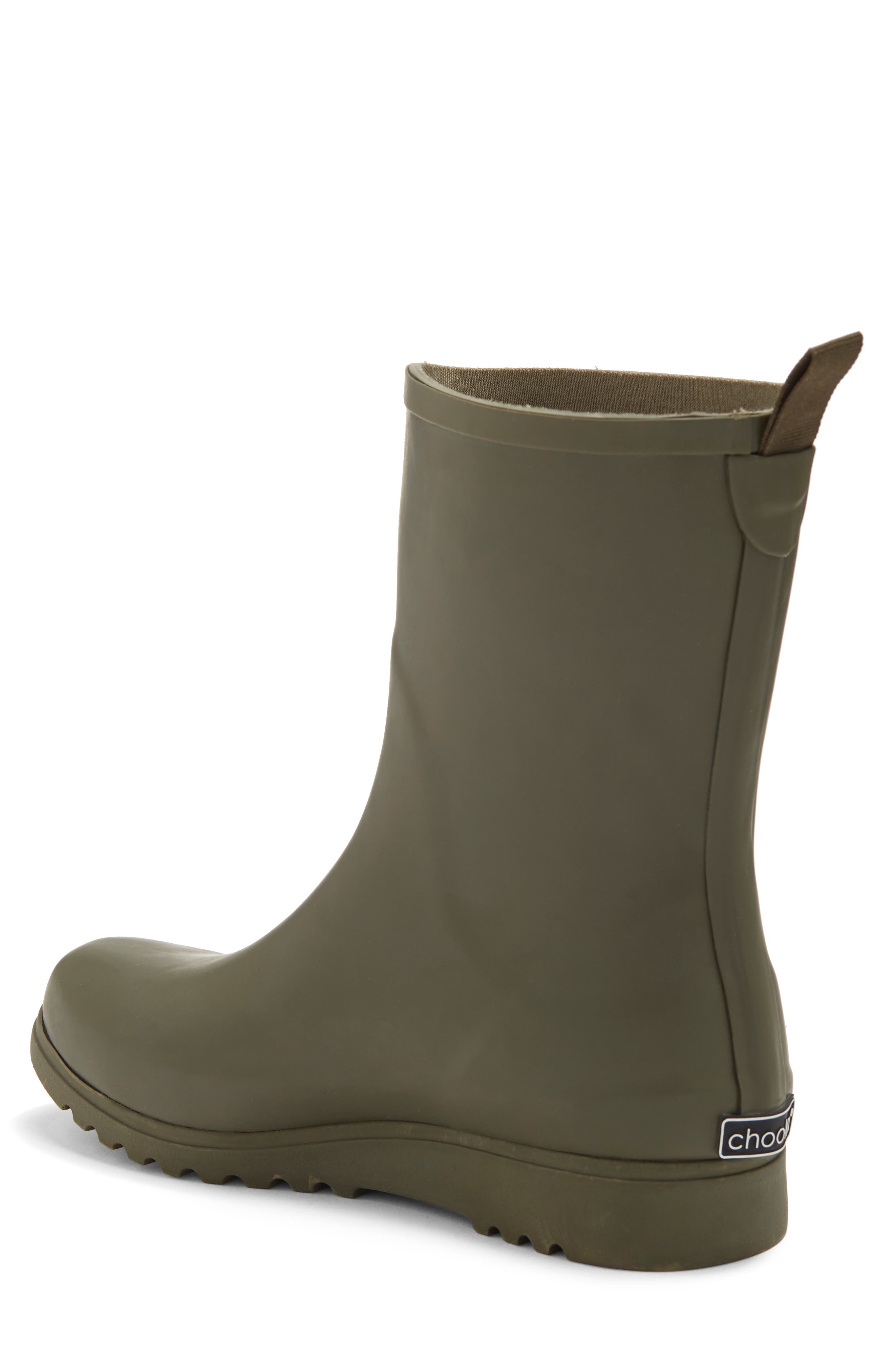 Atlas Buckle Lug Waterproof Rain Boot, Alternate, color, OLIVE