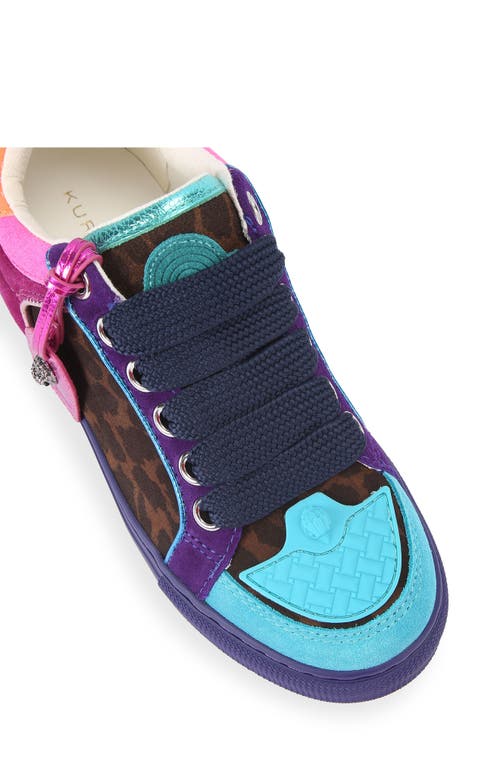 Kurt Geiger London Southbank Tag Platform Sneaker In Multi
