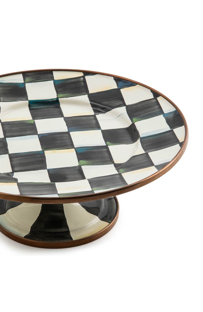 MACKENZIE CHILDS Courtly Check Mini Pedestal Platter, Alternate, color, Courtly