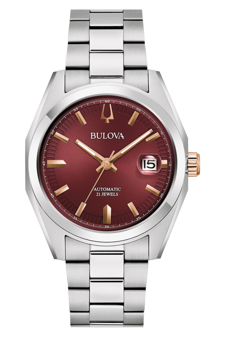 Surveyor Bracelet Watch, 39mm, Main, color, SILVER-TONE