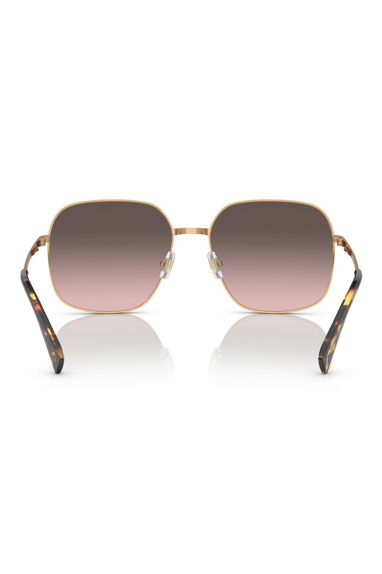 61mm Square Sunglasses, Alternate, color, ANTIQ COP