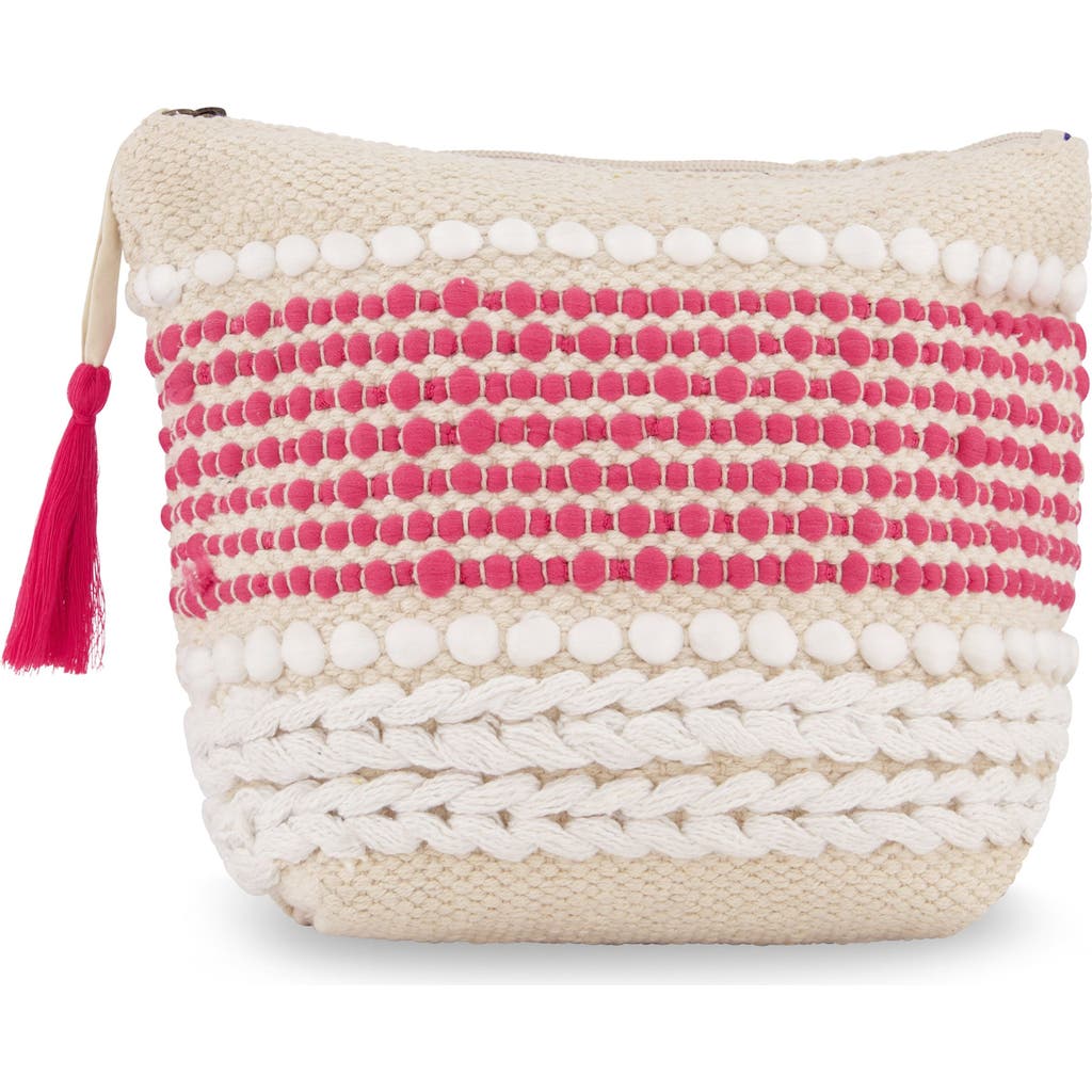 Mer St. Barth Saline Beach Medium Zip Pouch in Pink at Nordstrom