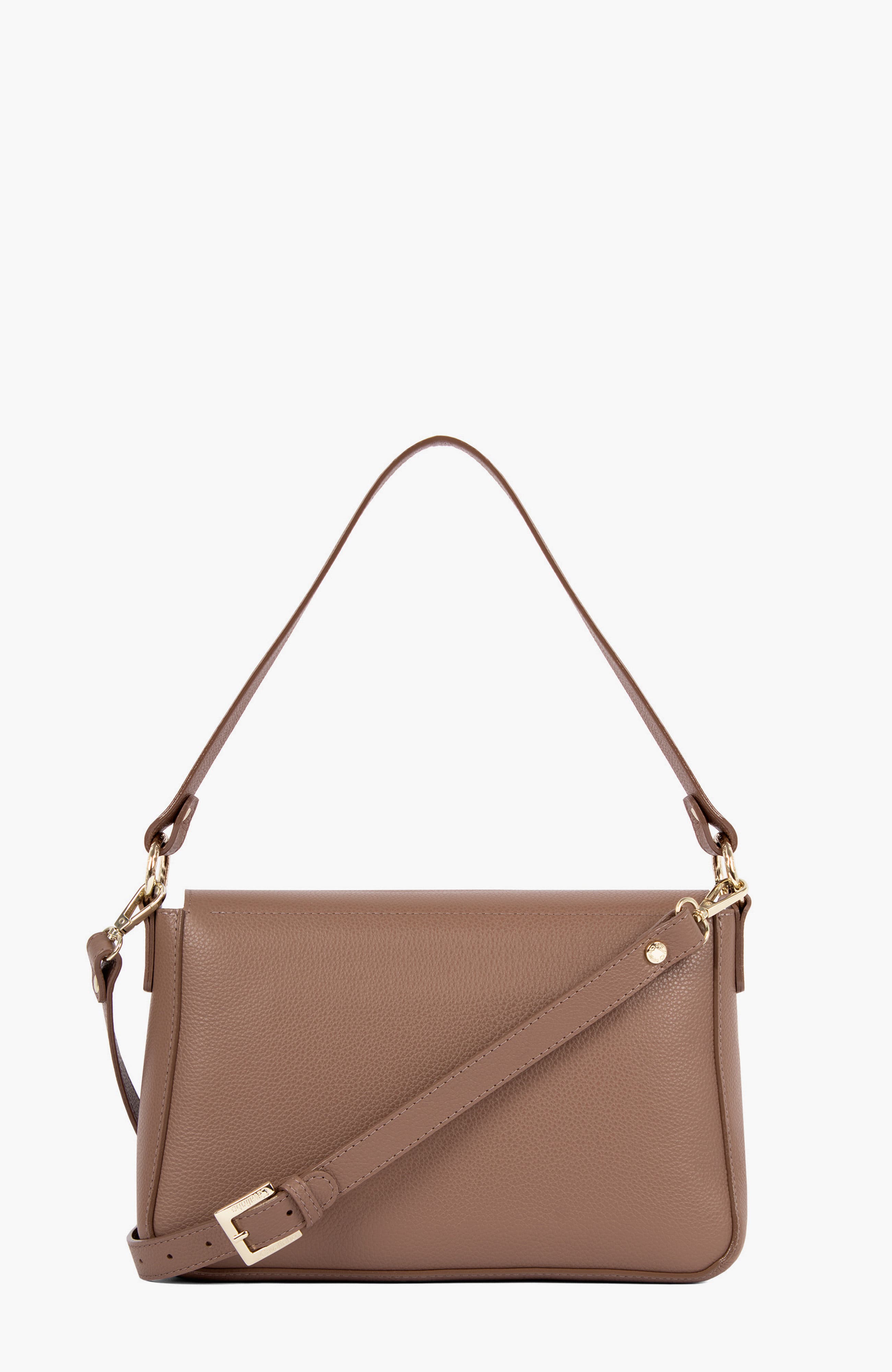 Signature CV By Cavalinho Leather Shoulder Bag 642, Alternate, color, Sand / Beige