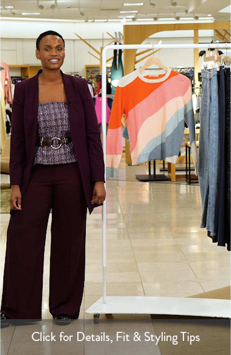 Wave Block Icon Cotton Sweater, sales video thumbnail