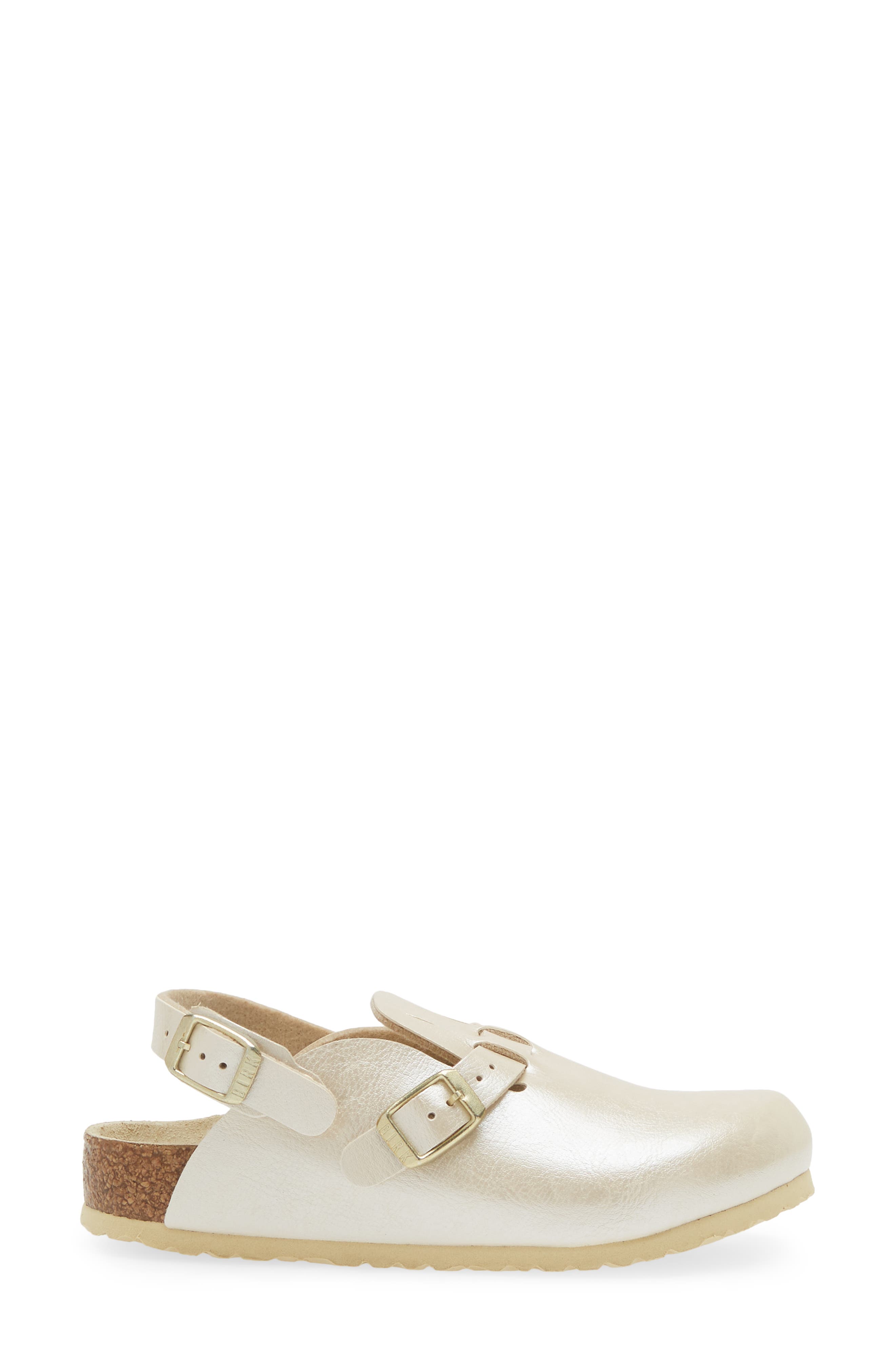 Kids' Kay Graceful Slingback Mule, Alternate, color, BROWN