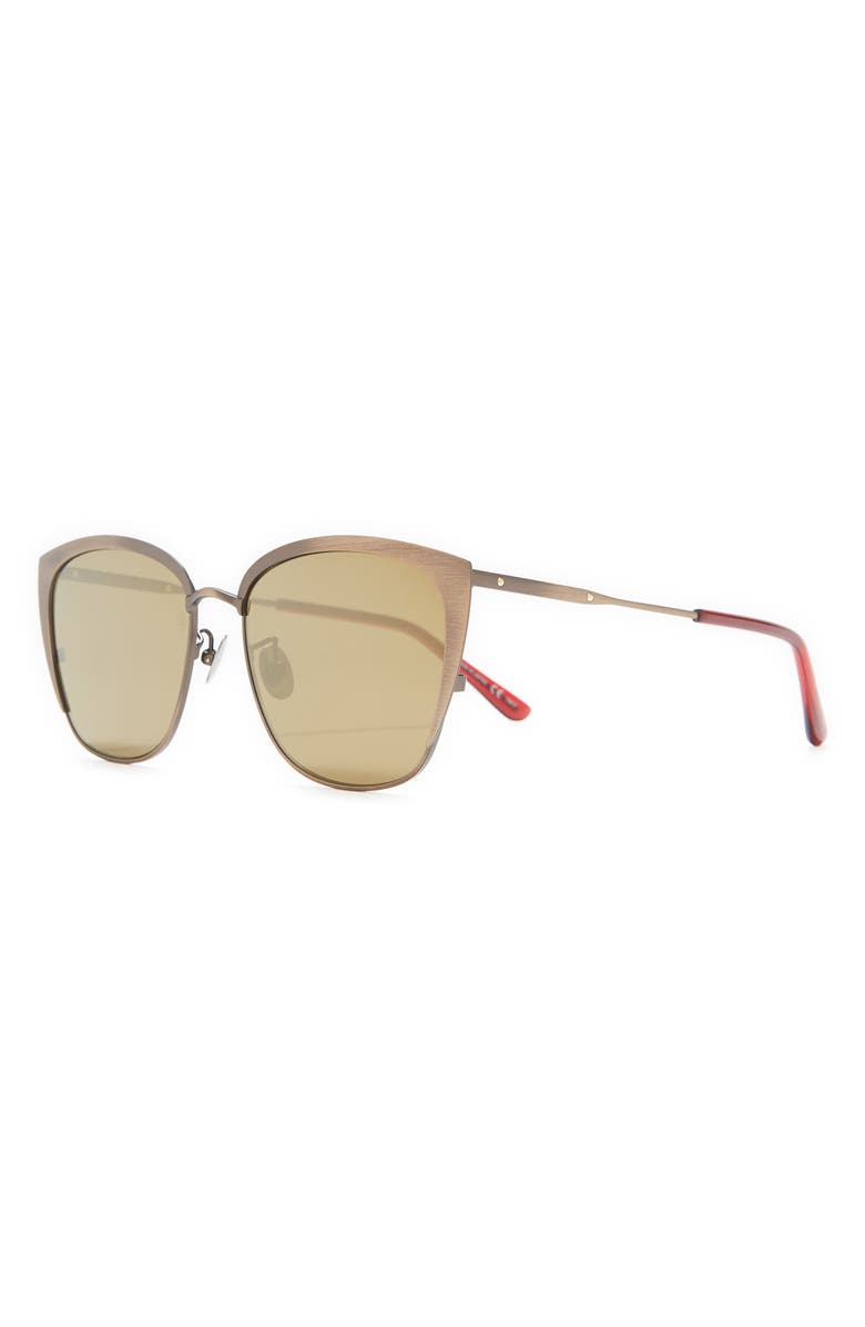 Bottega Veneta 56mm Cat Eye Sunglasses, Alternate, color,