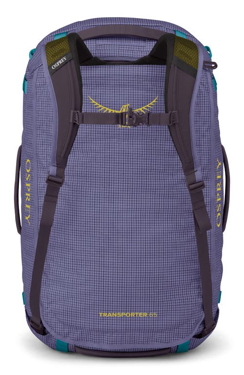 Osprey Transporter 65-liter Duffle Luggage In Euphoria Purple/purple Ink