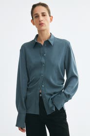 H&M Draped Shirt