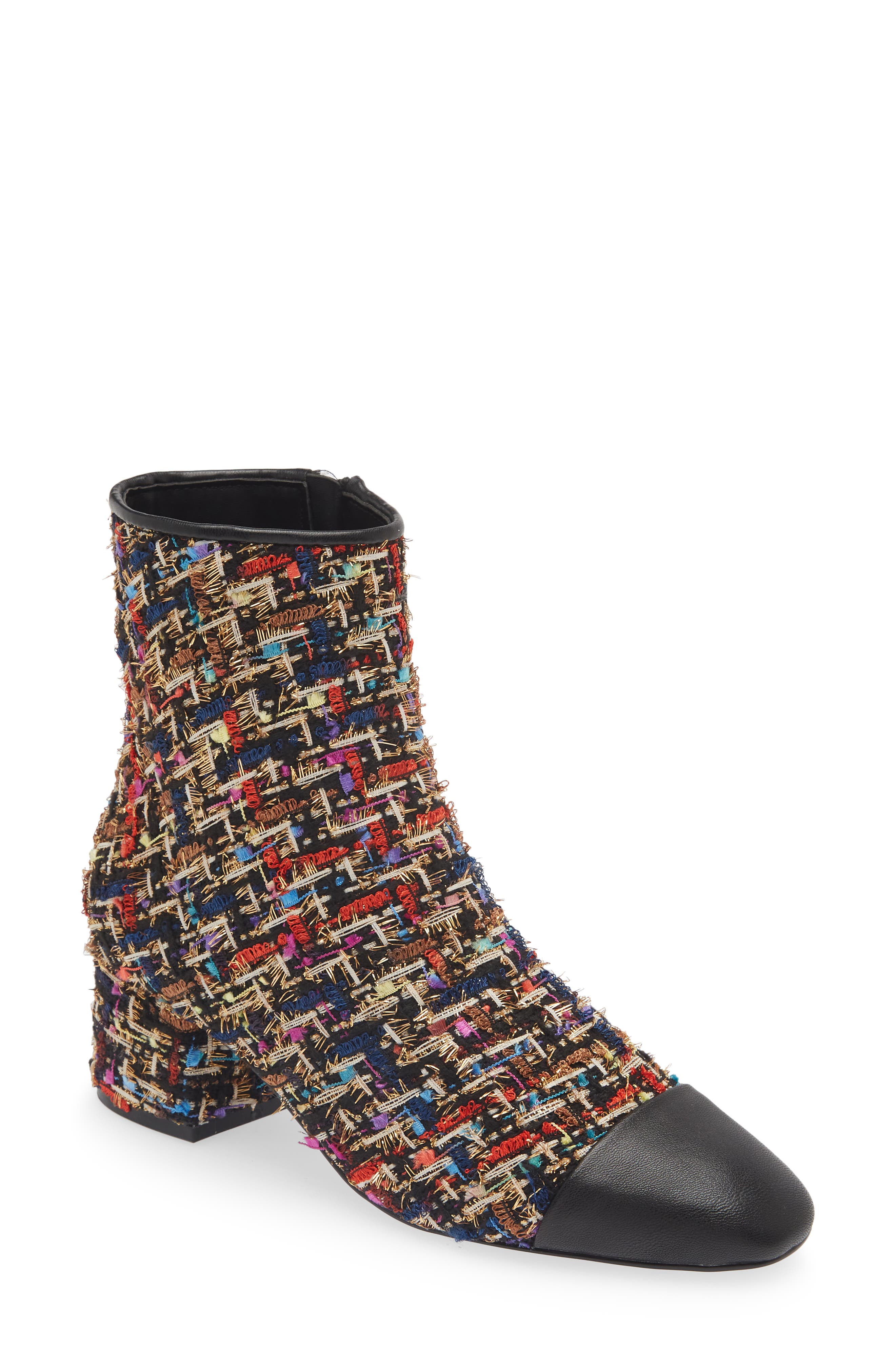 Eiffel Bootie, Main, color, BLUE/ RED MULTI