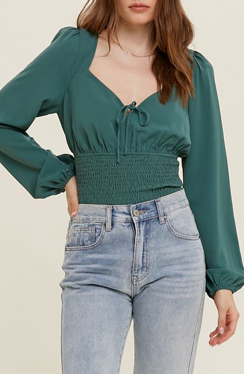 Smocked Waist Top