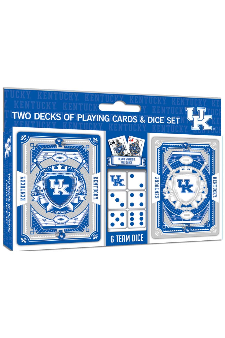 Kentucky Wildcats Playing Cards & Dice, Main, color, Multicolor