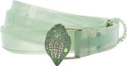 Kurt Geiger London Crystal Eagle Buckle Belt