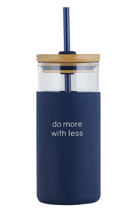 Do More Live 18-Ounce Glass Tumbler