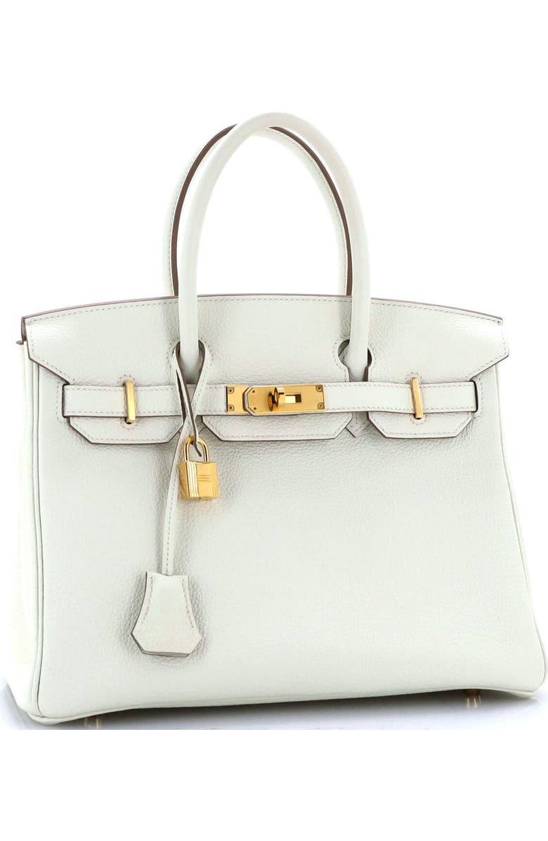 Pre-Owned Hermes Birkin Handbag Light Togo with Gold Hardware 30, Alternate, color,