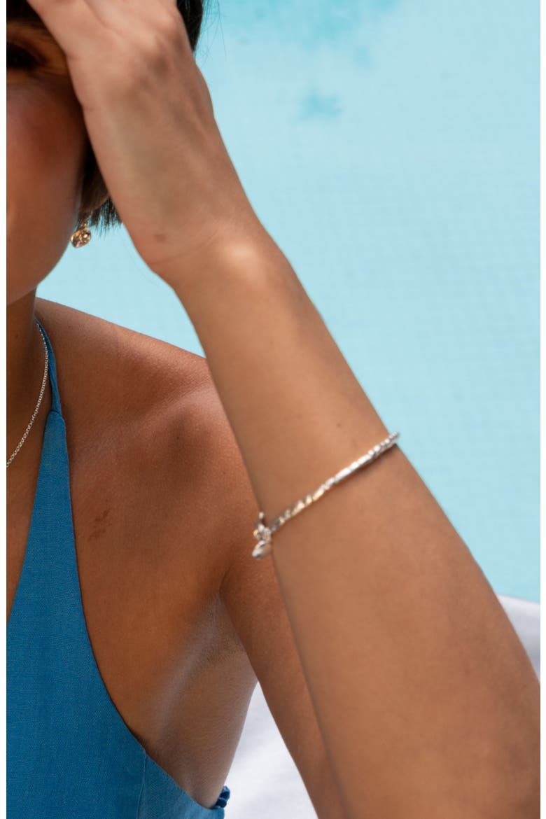 Rice Nomad Bracelet, Alternate, color, Sterling Silver