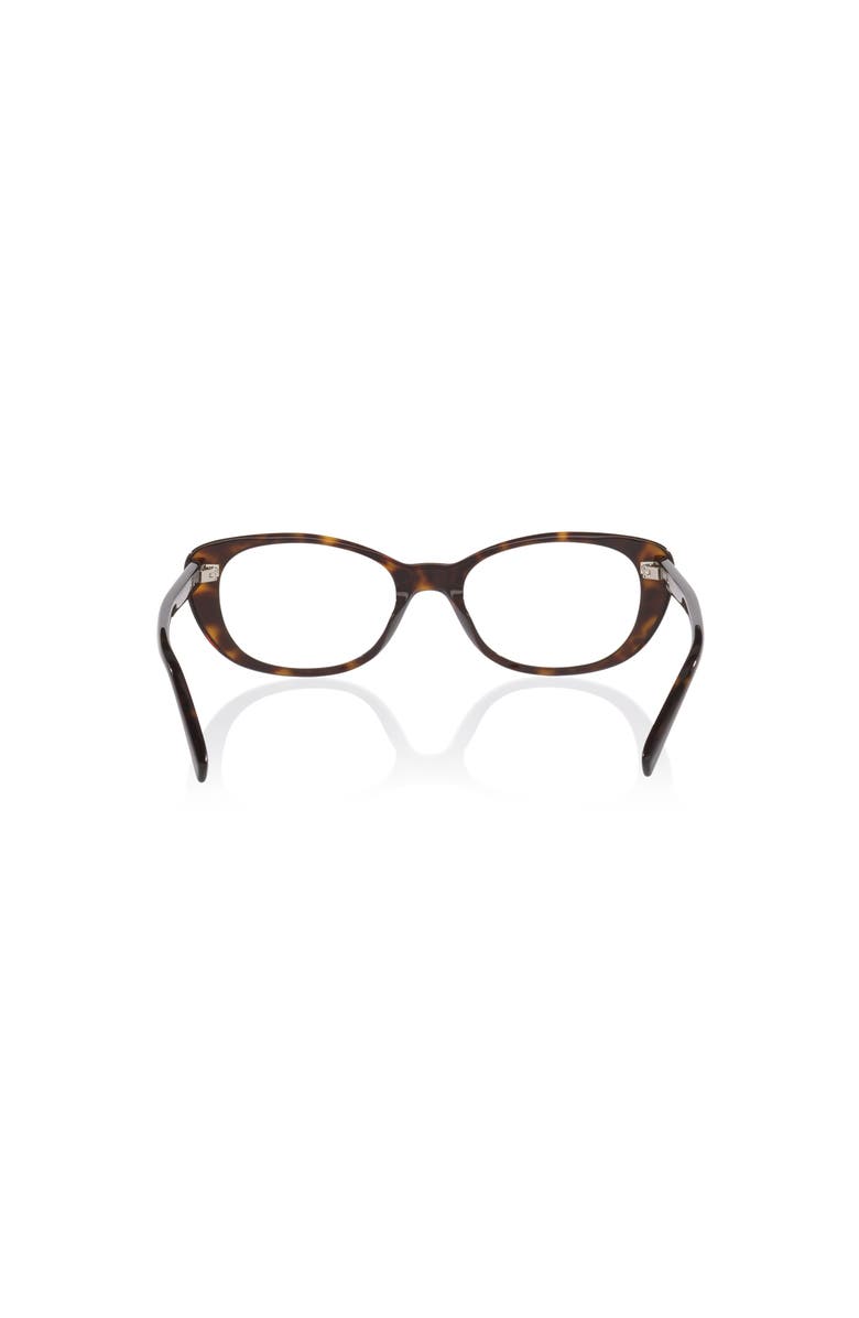 Saint Laurent 52mm Cat Eye optical glasses, Alternate, color, Tortoise