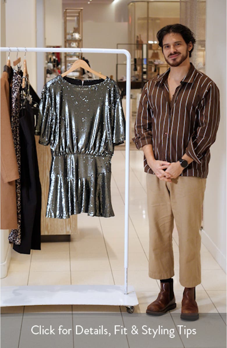 Manuka Sequin Minidress, sales video thumbnail