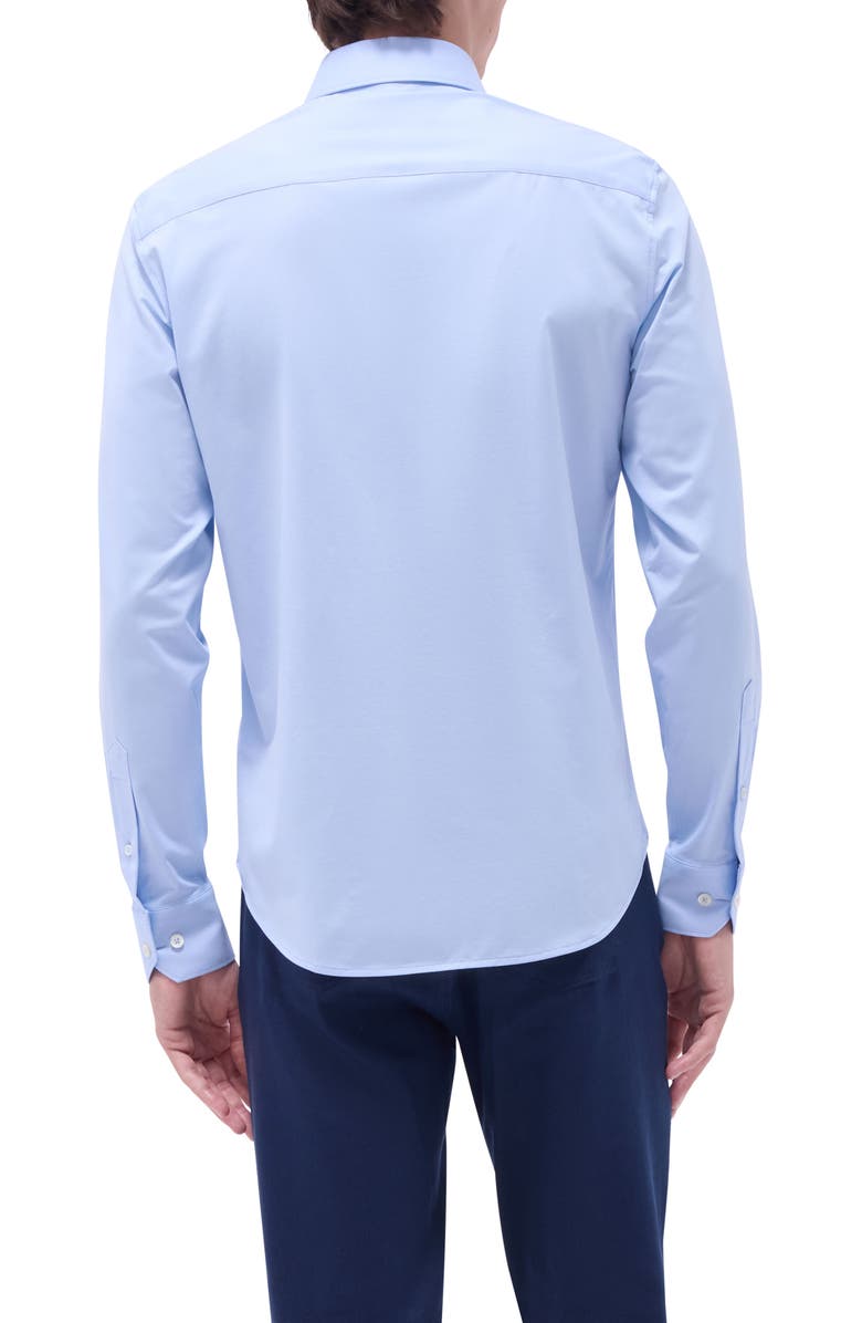 Bugatchi James OoohCotton<sup>®</sup> Button-Up Shirt, Alternate, color, Sky