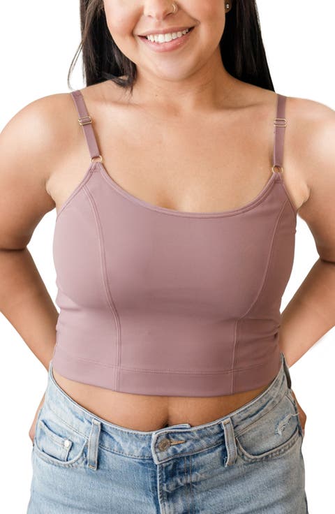 Amelia Pumping and Nursing Crop Cami (for cup sizes A-D)
