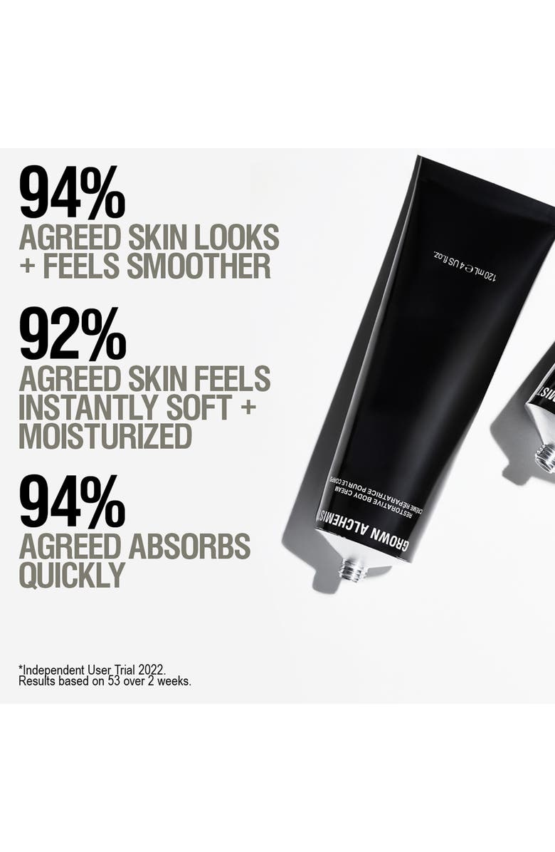 GROWN ALCHEMIST Restorative Body Cream Moisturizer with Shea Butter, Jojoba Oil & Vitamin E, Alternate, color,