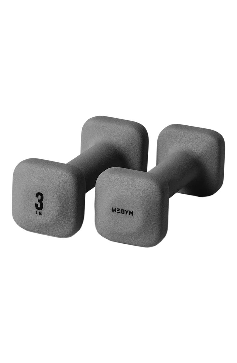 WeGym SafeGrip Dumbbells, Main, color, Slate