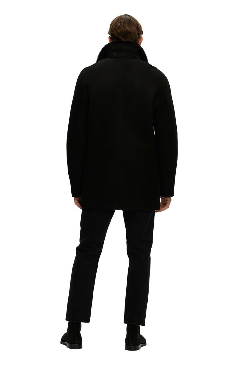 GORSKI Shearling Lamb Jacket, Alternate, color, Black