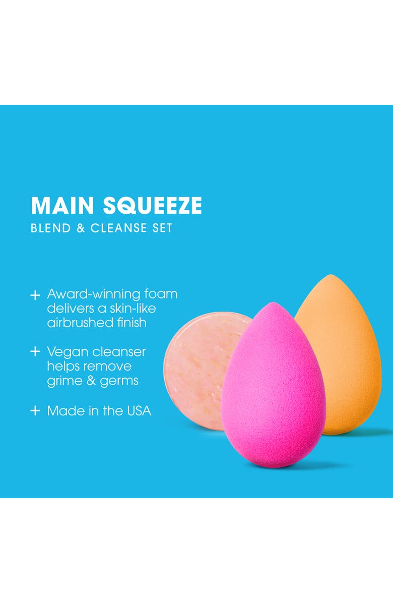 beautyblender<sup>®</sup> Main Squeeze Blend & Cleanse Beauty Blender Set $49 Value, Alternate, color, Original Pink And Pop Blenders