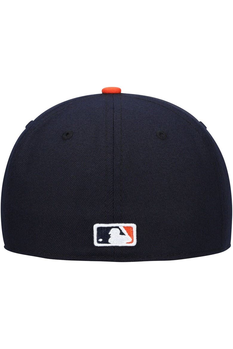 Men's New Era Navy Detroit Tigers Authentic Collection On-Field Road 59FIFTY Fitted Hat, Alternate, color, Navy