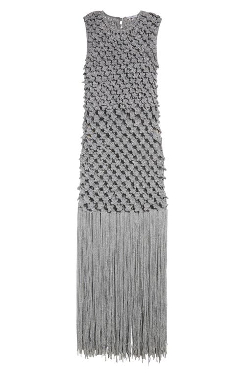 ERDEM ERDEM METALLIC CROCHET COCKTAIL DRESS