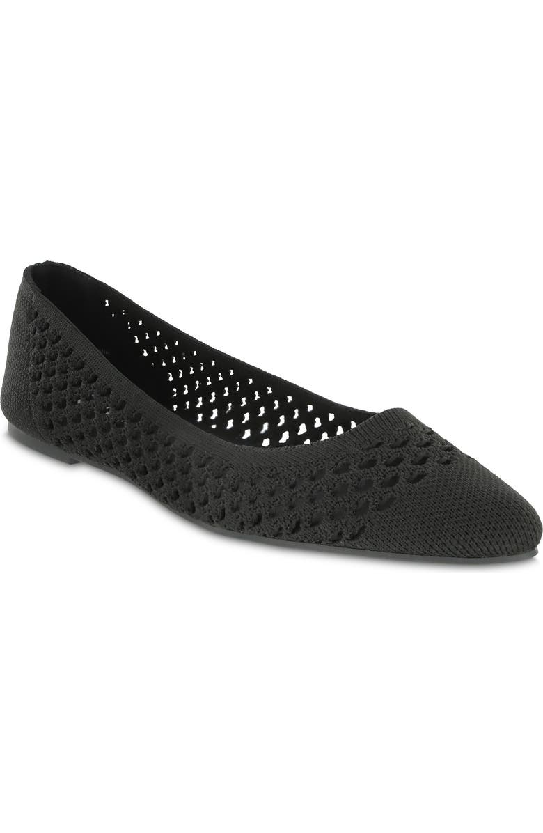 MIA Lovi Knit Pointed Toe Flat, Main, color,