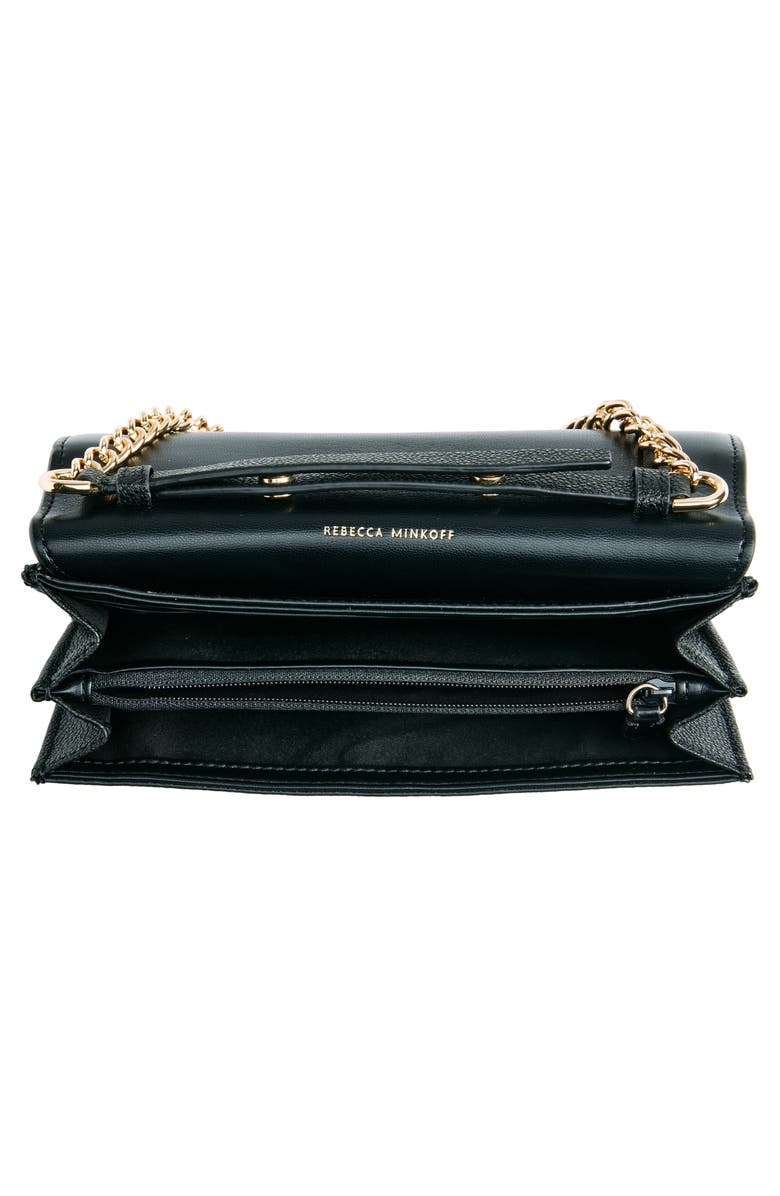 Rebecca Minkoff Gabby Crossbody Wallet, Alternate, color, Black