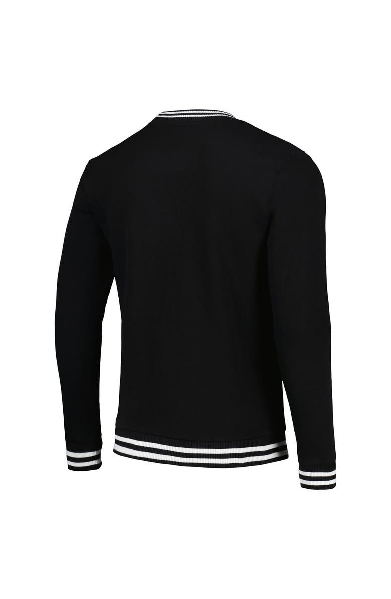 Stadium Essentials Men's Stadium Essentials Black Golden State Warriors Club Level Pullover Sweatshirt, Alternate, color, Black