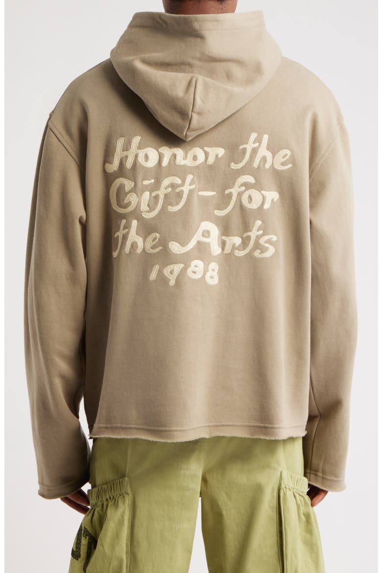 Why Not Graphic Hoodie, Alternate, color, TAUPE