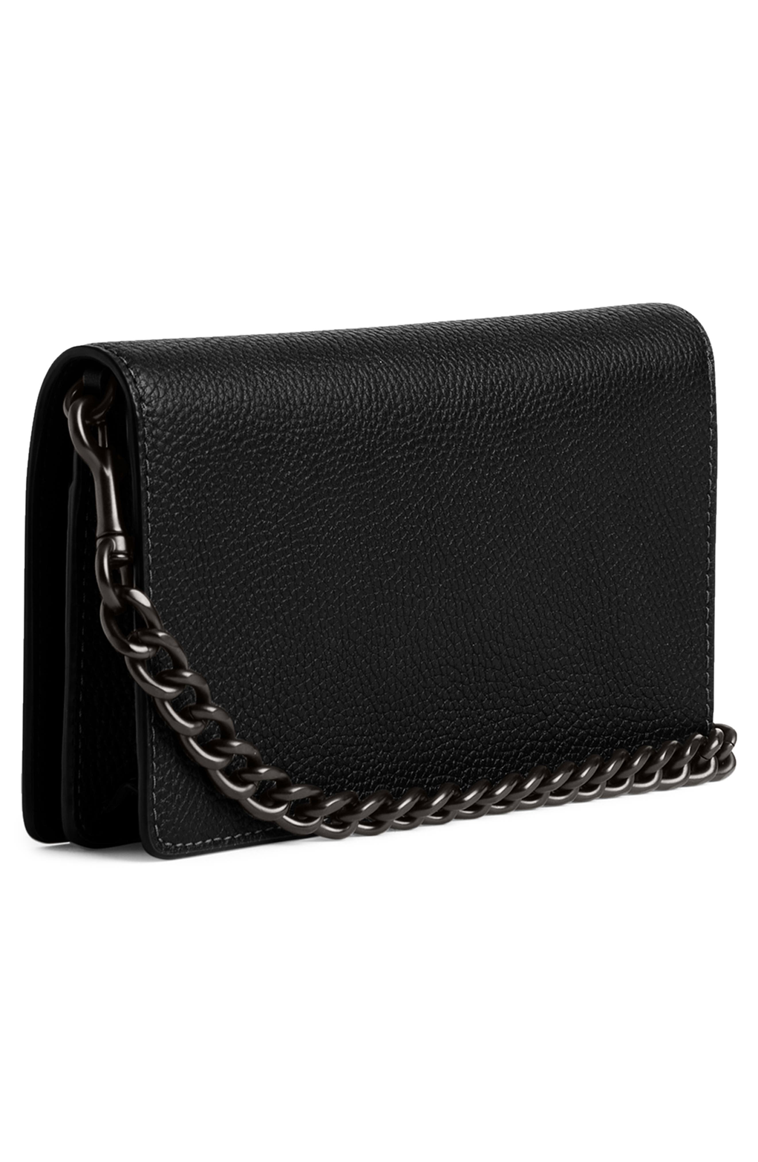 COACH Polished Pebble Leather Crossbody Bag, Alternate, color, 