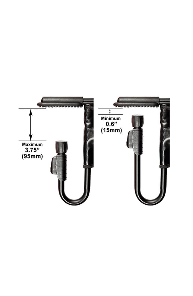 Guzzie and Guss Perch Portable Hook-On Baby Highchair - Compact, Travel-Friendly & Fits Most Tables, Alternate, color, Black