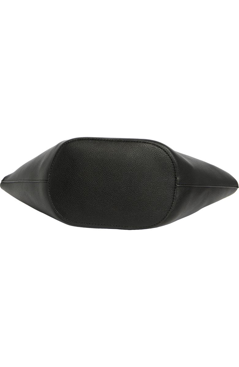 BCBG Small Bucket Tote Bag, Alternate, color, Black