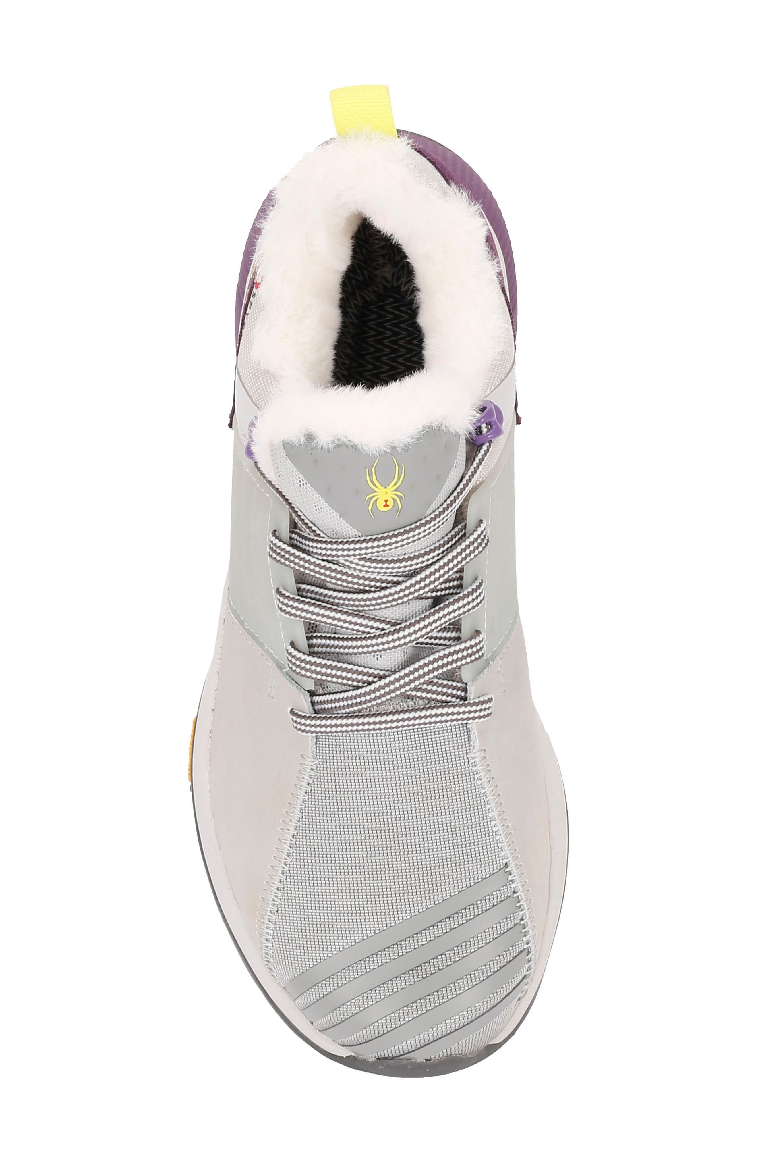 Shasta Waterproof Trail Hiking Shoe, Alternate, color, GLACIER GREY W/ FUR