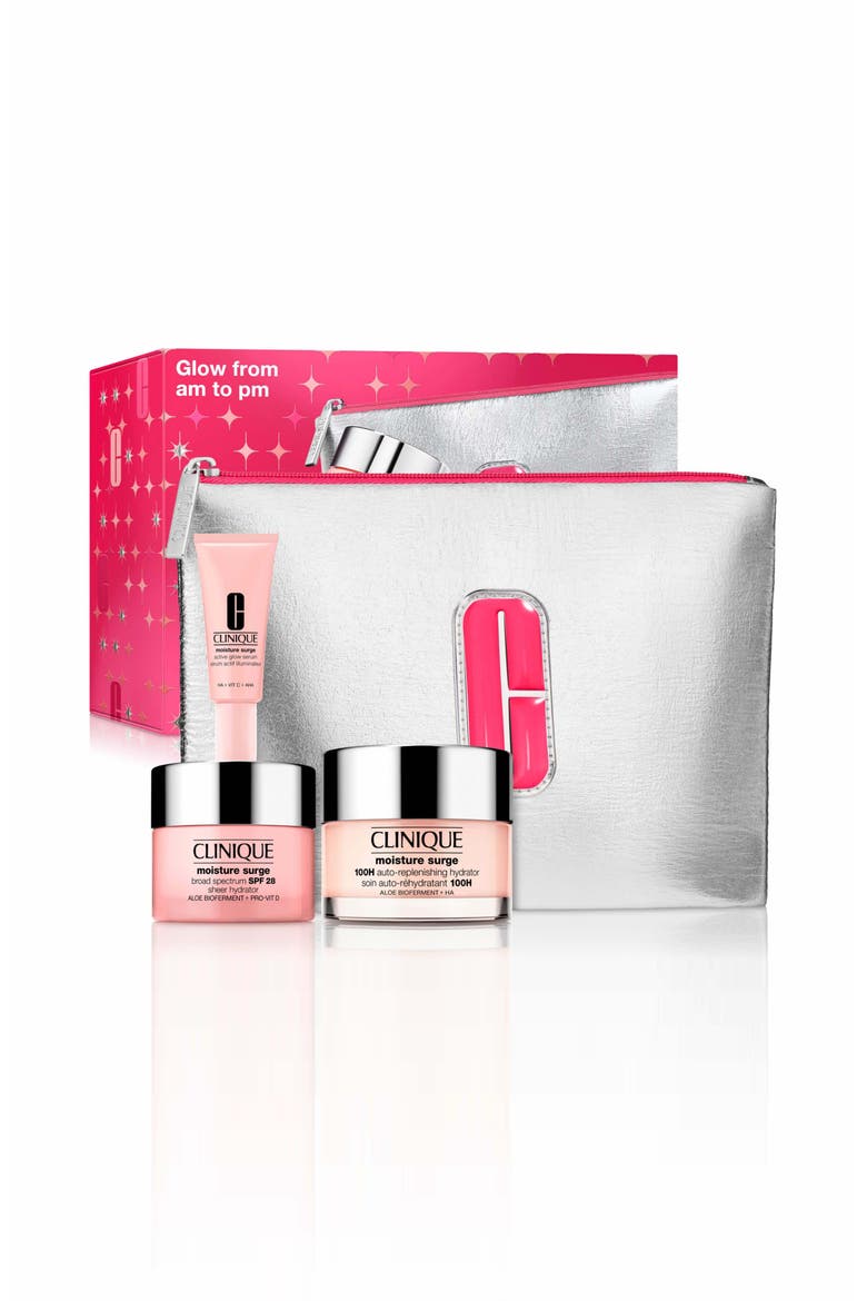 Glow from AM to PM Moisture Surge Skincare Gift Set $91 Value, Main, color, NO COLOR