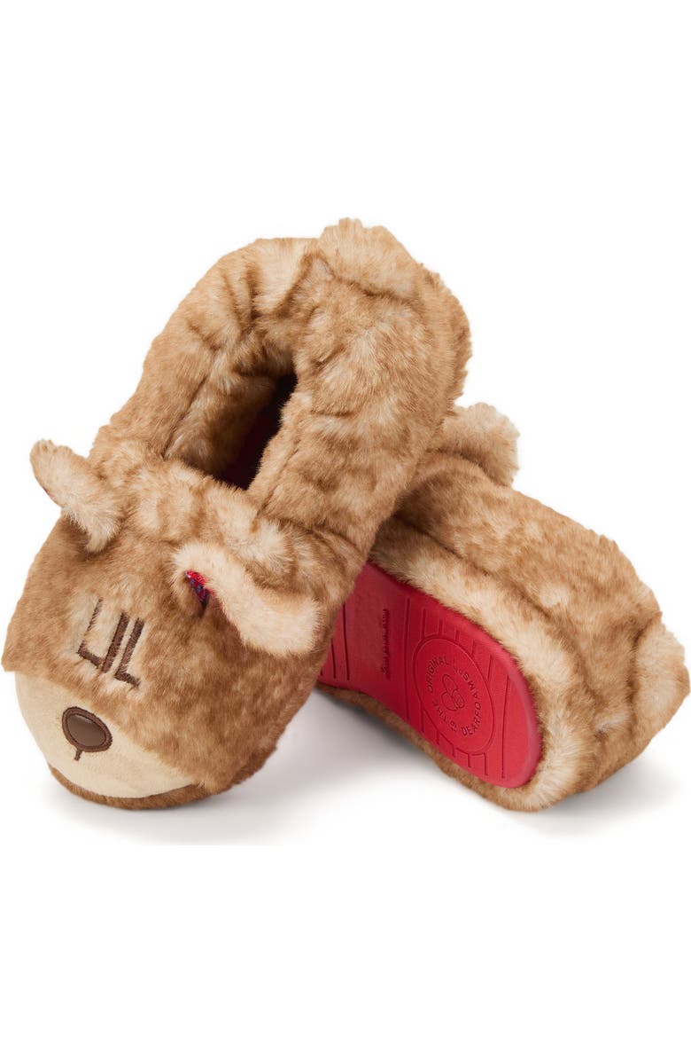 DEARFOAMS Lil Bear Closed Back Slipper, Alternate, color, Frost