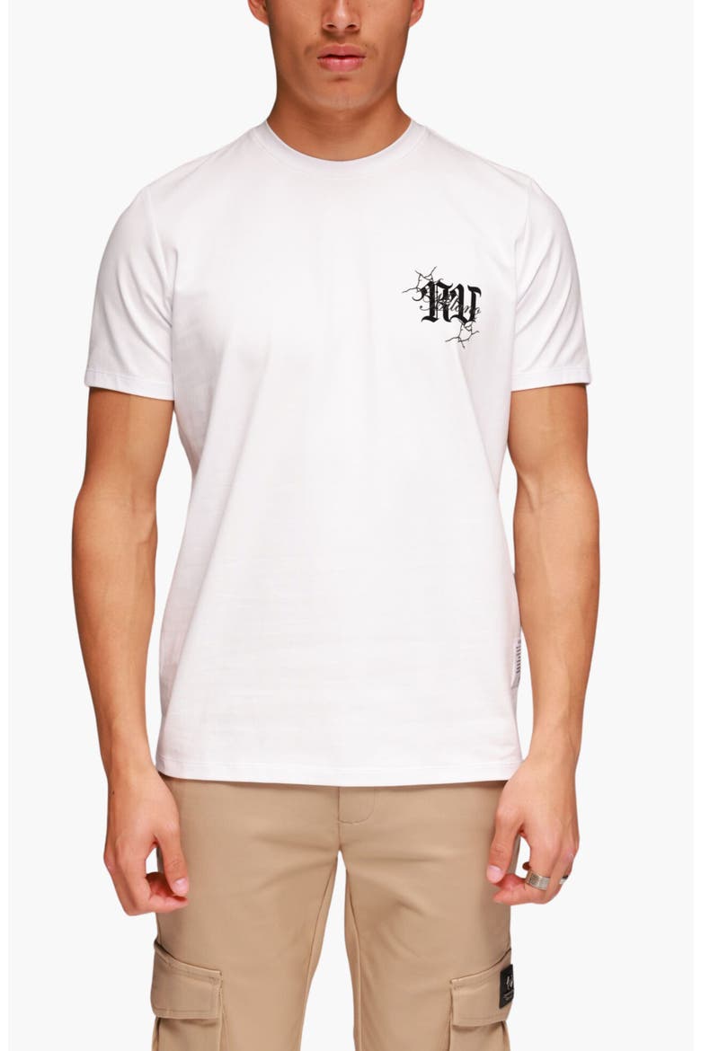 RV Cracks Slim fit Tee, Main, color, White