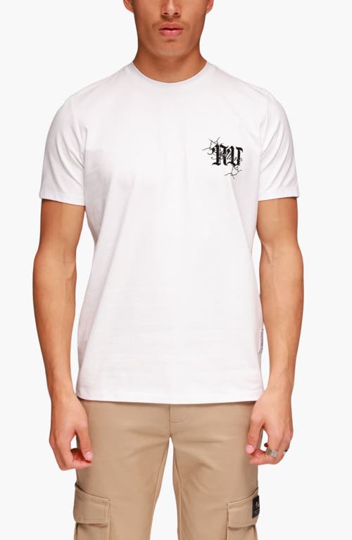 Roberto Vino Rv Cracks Slim Fit Tee In White