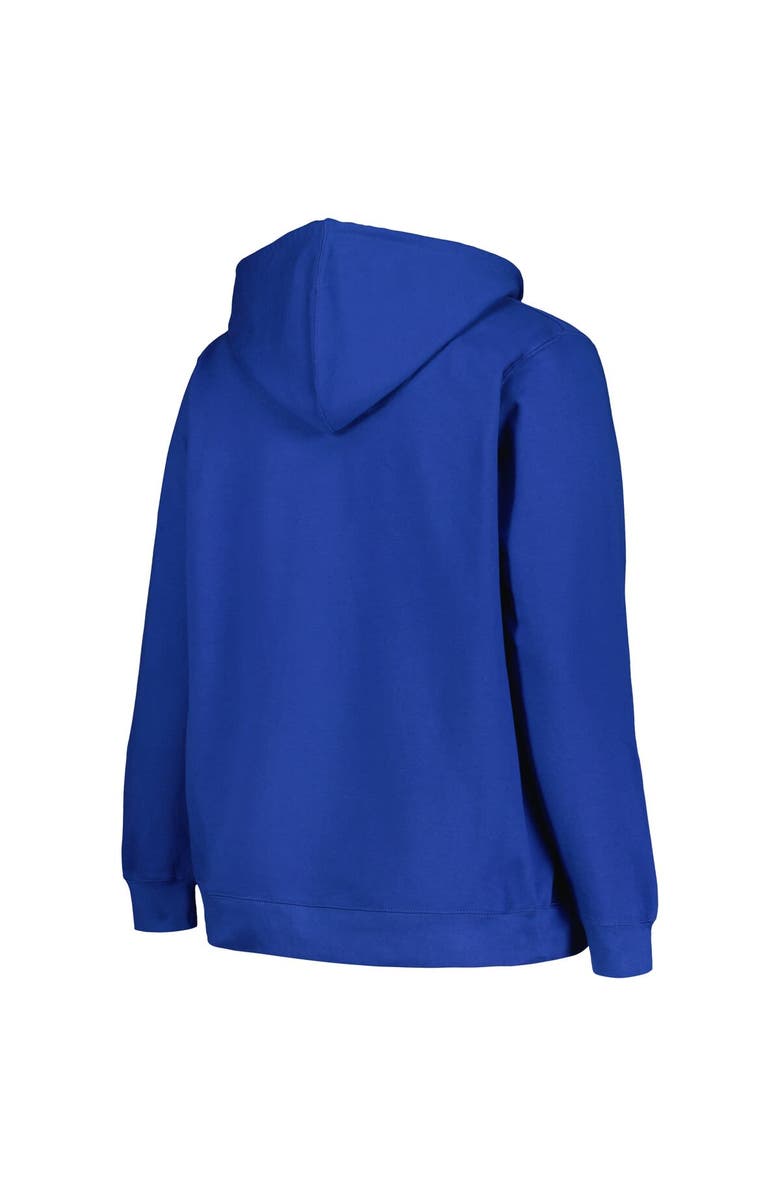 FANATICS Women's Fanatics Branded Royal Texas Rangers 2023 World Series Champions Plus Size Trophy Logo Pullover Hoodie, Alternate, color, 